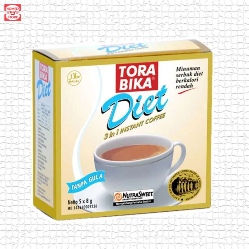 Jual Kopi Torabika Diet 3 in 1 Instant Coffe 1 Box Isi 5 Sachet di