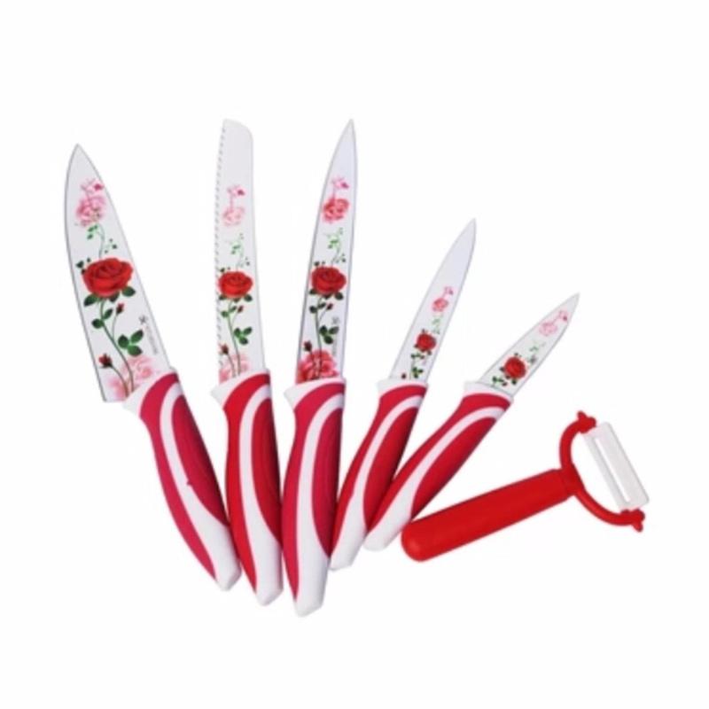 Jual Kitchen King Knife Set Merah [6 pcs] di Seller Damians Kitchen Depok, Kota Depok Blibli