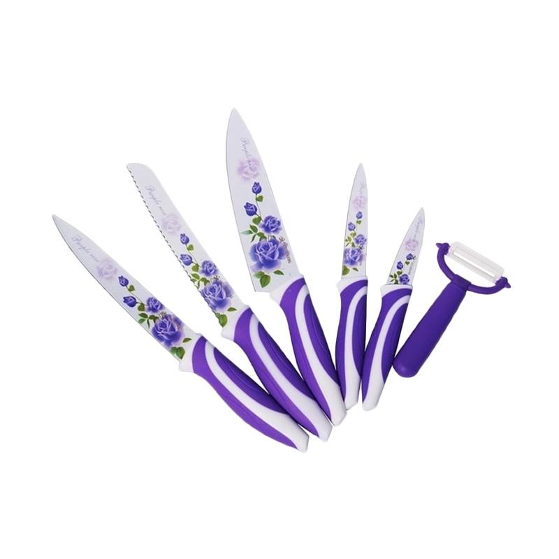 Jual Kitchen King Knife Set Ungu [6 pcs] di Seller Damians Kitchen Kota Depok, Jawa Barat