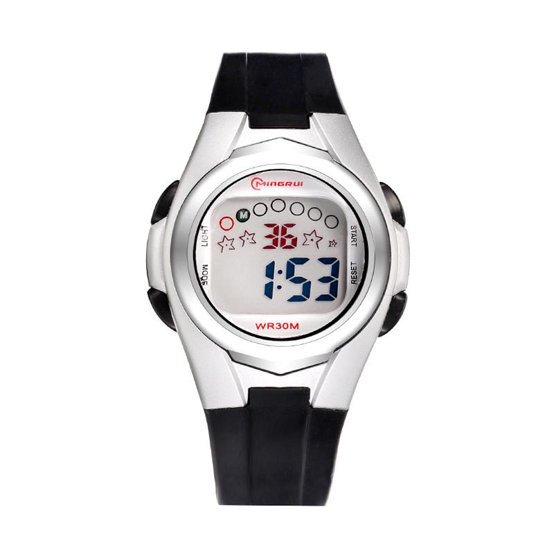 Jual MINGRUI WT0188A Waterproof Digital LED Sports Watch
