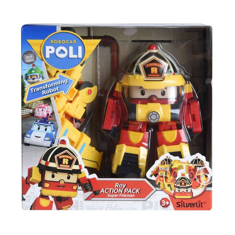 Jual Silverlit Robocar Poli-Roy Action Pack Fireman Mainan