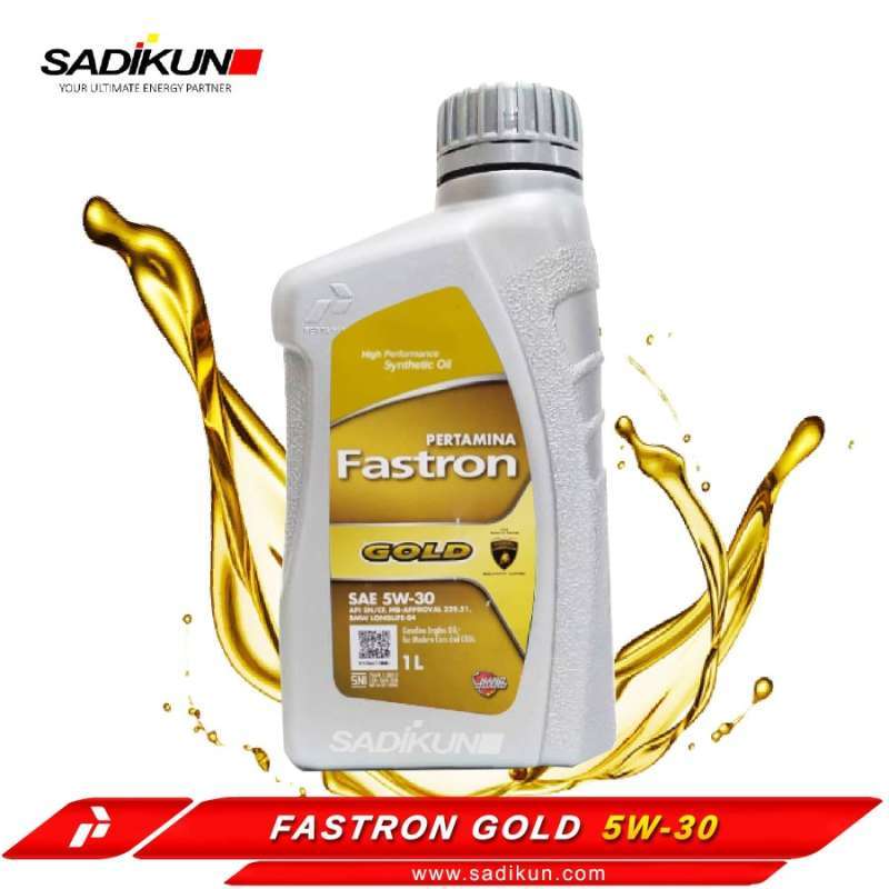Promo Pertamina Fastron Gold SAE 5W-30 API SN-CF Full Synthetic Oli ...