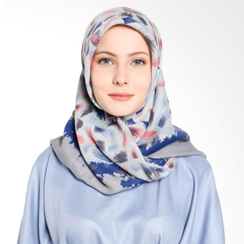 jual dauky azzela scarf jilbab segiempat blue harga kualitas terjamin blibli