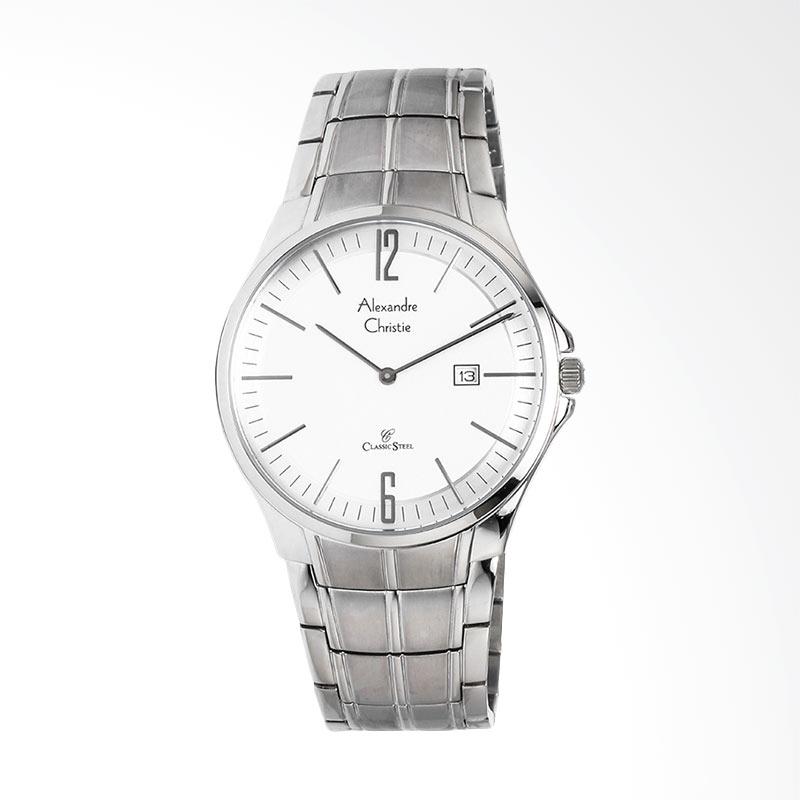 jual alexandre christie classic jam tangan pria silver jual alexandre christie classic jam tangan pria silver
