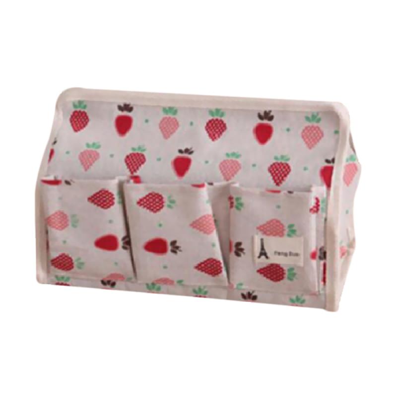jual homestuff strawberry tempat tissue box 6 sekat jual homestuff strawberry tempat tissue box 6 sekat