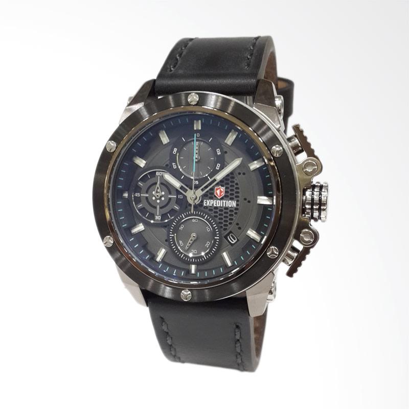 Jual Expedition 6748MCLZBBA Leather Strap Jam Tangan Pria 