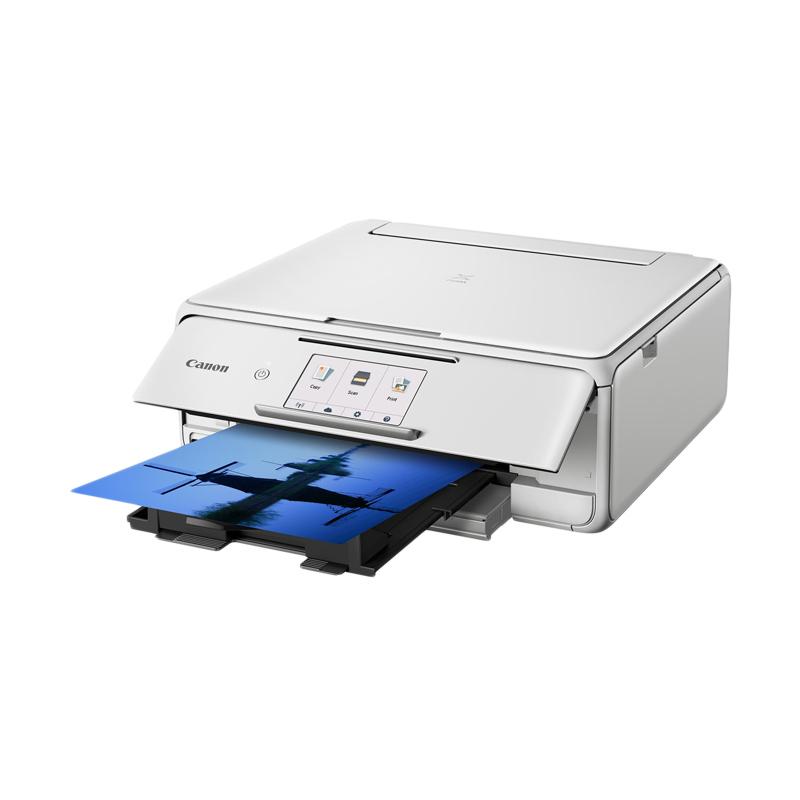 Jual Canon PIXMA TS8170 Multifunction Inkjet Printer White di