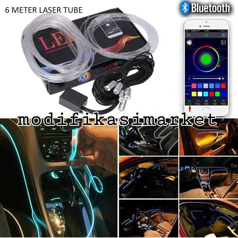 Jual LAMPU INTERIOR MOBIL RGB APPS INTERIOR LED AMBIENT LIGHT ANDROID APPS di Seller