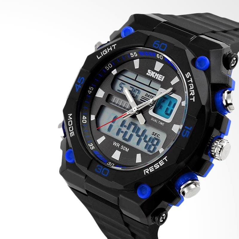 Jual Skmei Digital Analog Jam Tangan Pria - Blue [1092] Online Februari