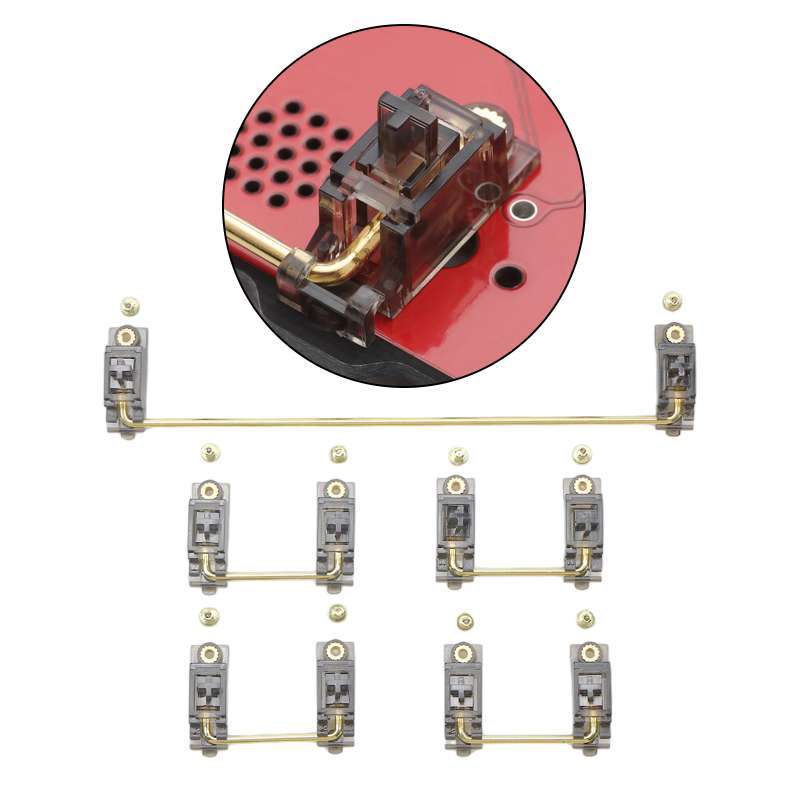 Jual Clear PCB Mount Stabilizers for Mechanical Keyboard Smokey 60 or