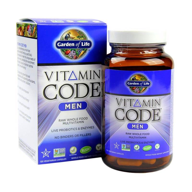 Jual Garden Of Life Vitamin Code Men Vegetarian Multivitamin [120 ...