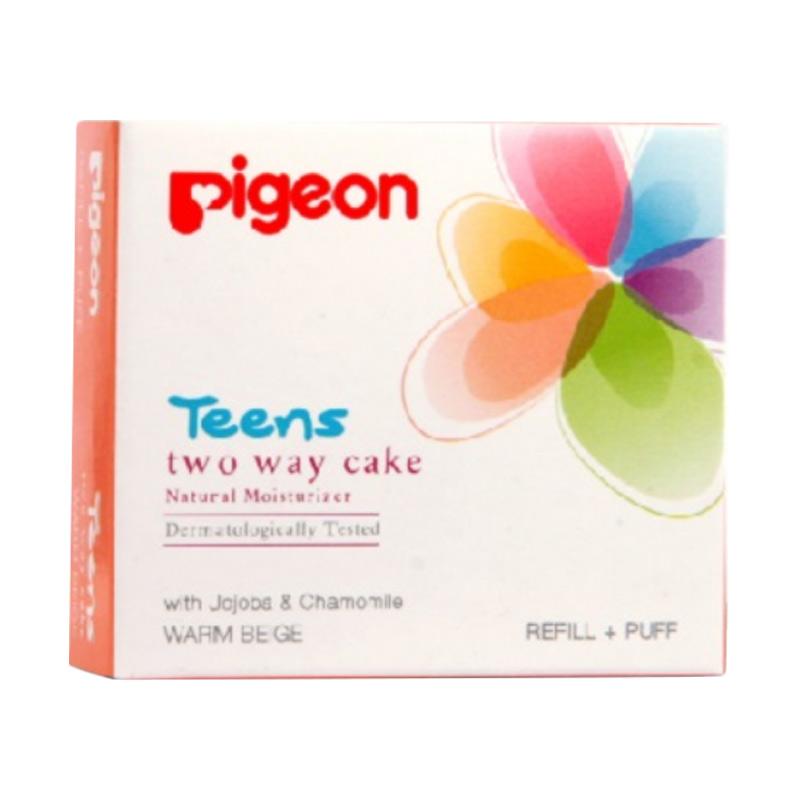 jual pigeon two way cake warm compact powder beige 14 g jual pigeon two way cake warm compact powder beige 14 g