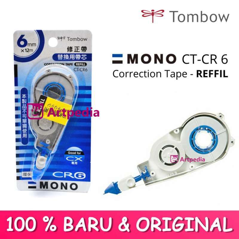 Tombow CT-YRE4 Ricariche Correttore A Nastro - 6 Pezzi, Nastro PET 4.2mm X 16m, Sovrascrivibile Istantaneo - Foto 14