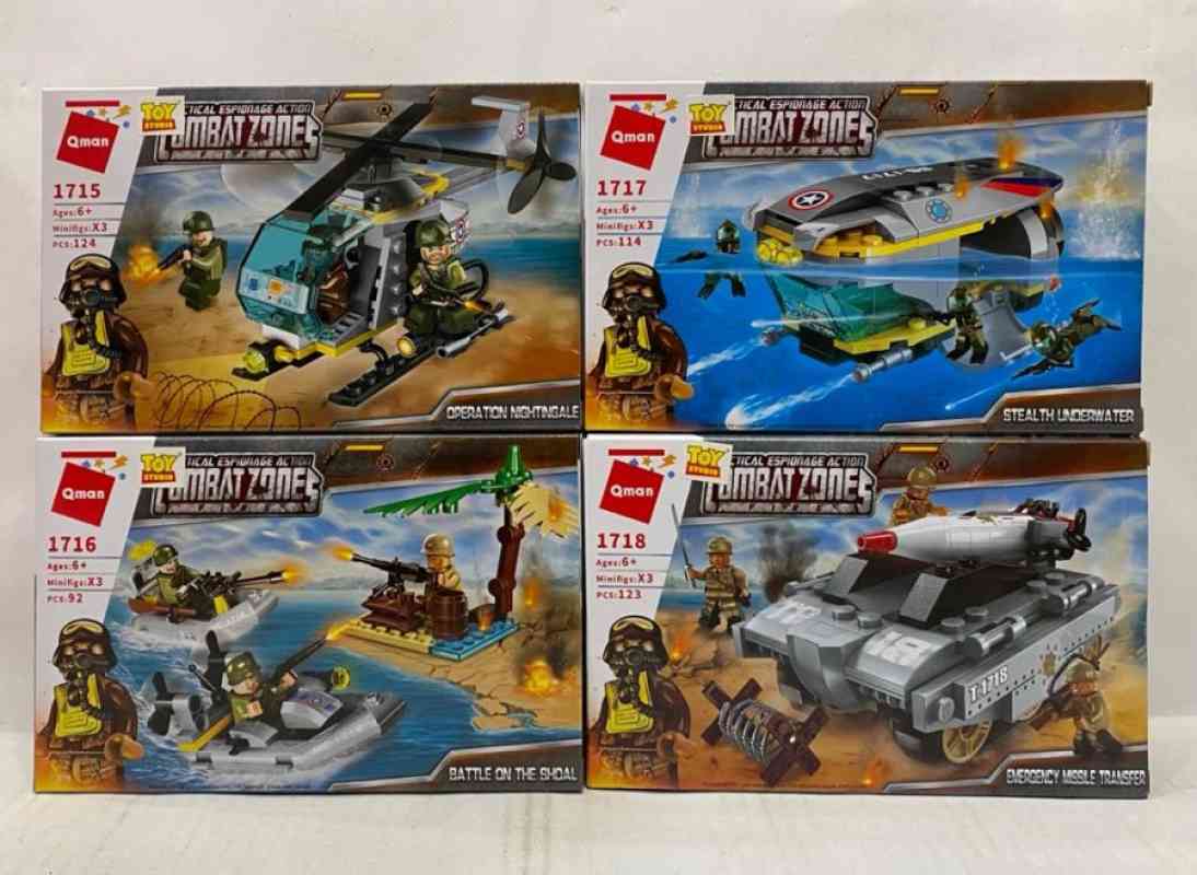 Jual Bricks Lego Block Qman Combat Zones War Army Military 1715-8 di ...