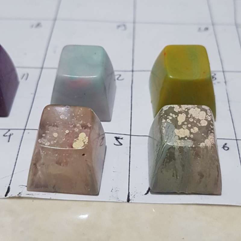 Sculpted Sa Key Cap Rows R1 Promo Artisan Keycap R1 Sa Profile For Esc, Function Row Diskon 43% Di ...