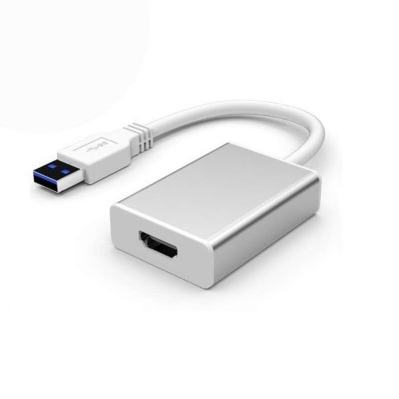 Jual USB 3.0 TO HDMI ADAPTER - CONVERTER USB 3.0 TO HDMI - Putih di ...