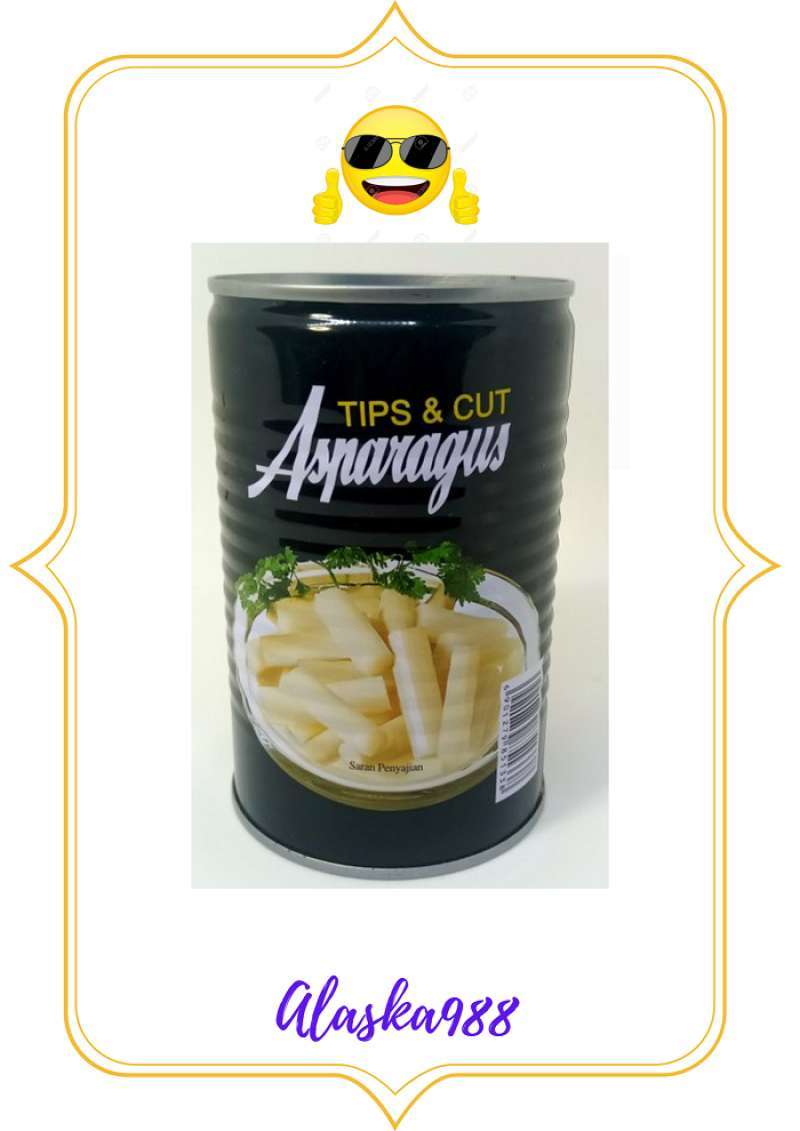 Jual Asparagus Tips & Cut/ Asparagus kaleng/ Sayur 430grm di Seller