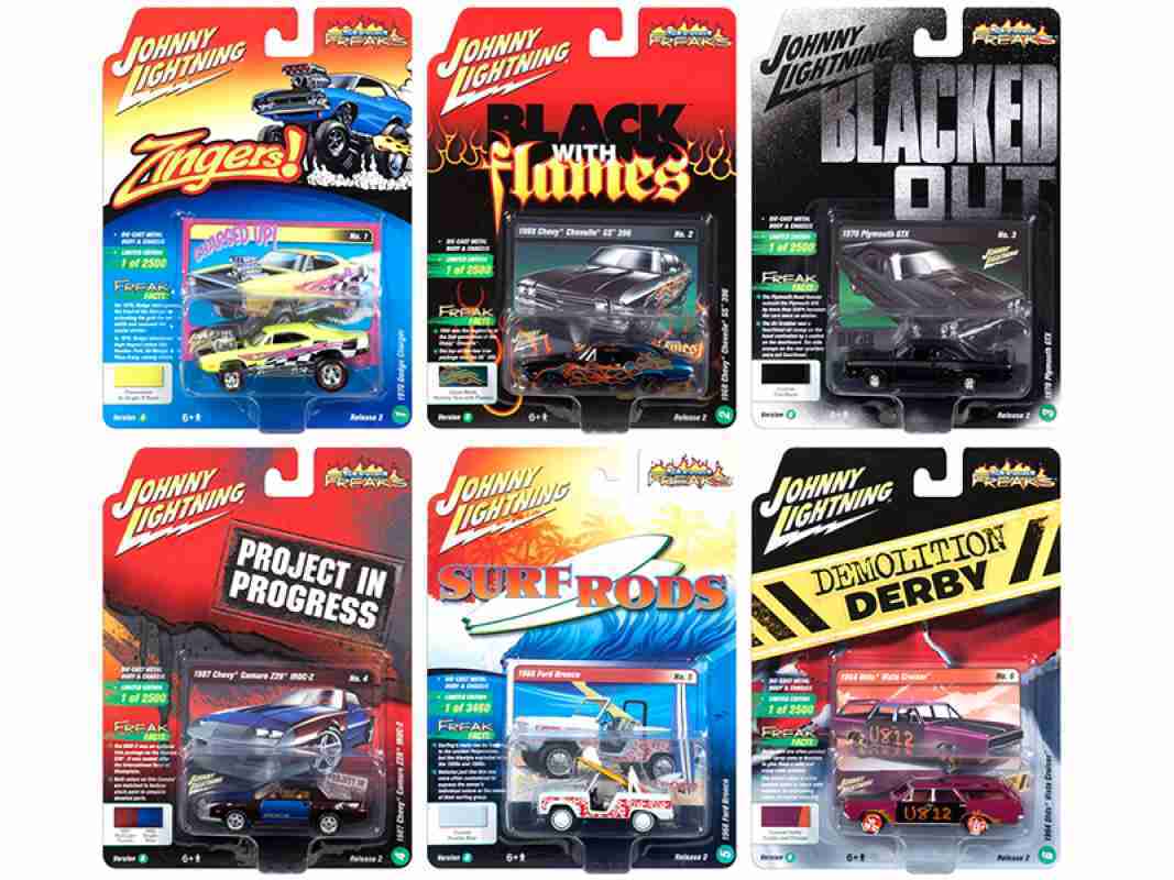 Street Freaks - 2021 Release 4A - 6-Piece Set in a Non-Returnable Factory-Sealed Case - JLSF022-A-CASE
