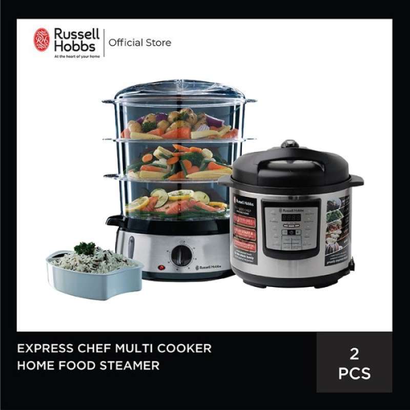 Jual BUNDLING RUSSELL HOBBS FOOD STEAMER + DIGITAL MULTI COOKER RUSSEL