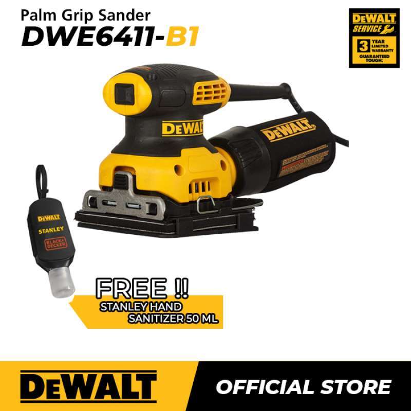 Jual Dewalt DWE6411 230W 1/4 Sheet Palm Grip Sander / Amplas Listrik di Seller Dewalt Power