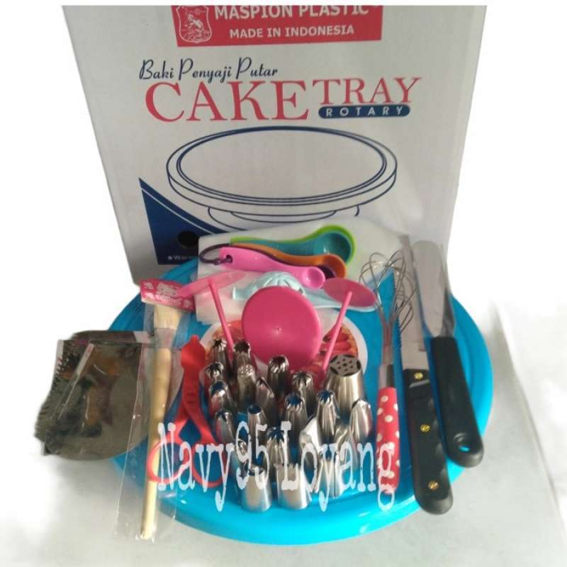 Jual Paket Dekorasi Kue Ulang Tahun-Alat Kue tart-Alat hias kue Set H