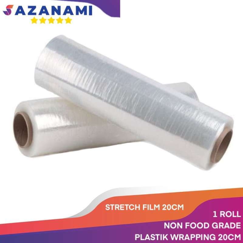 Jual Stretch Film 20cm X 250m Plastik Wrapping Plastic Wrap Packingan