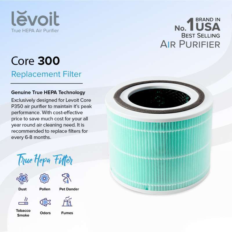 Promo Levoit Core 300 Air Purifier Replacement Filter Toxin Absorber