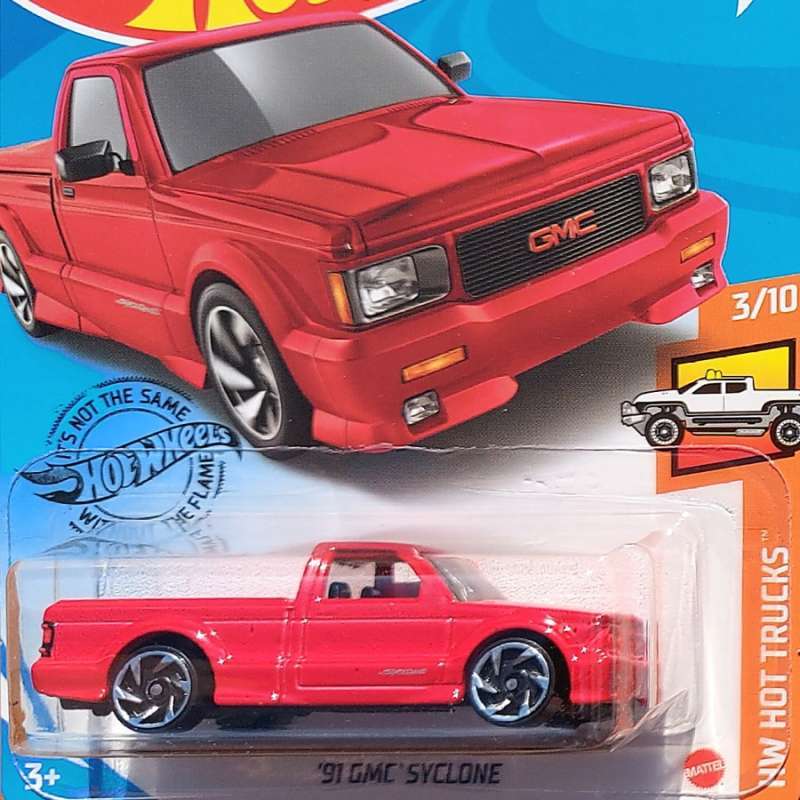 Hot Wheels 1991 GMC Syclone Rossa - 1:64 HW Hot Trucks 3/10, 2020, GHF13 - Foto 2