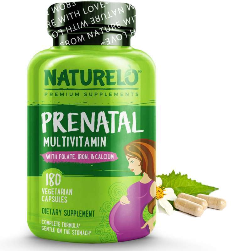 Jual Naturelo Prenatal Multivitamin With Folate Iron & DHA 180 Capsules