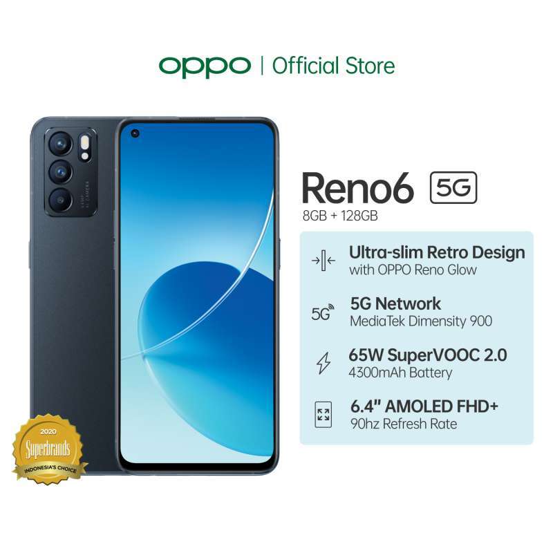 âˆš Oppo Reno6 5g Smartphone [8gb/128 Gb] Terbaru September 2021 harga