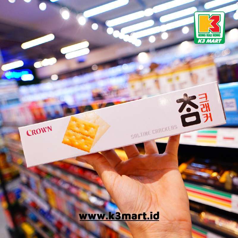 Jual Crown Saltine Crackers Krekers Asin Korea [56gr] Di Seller
