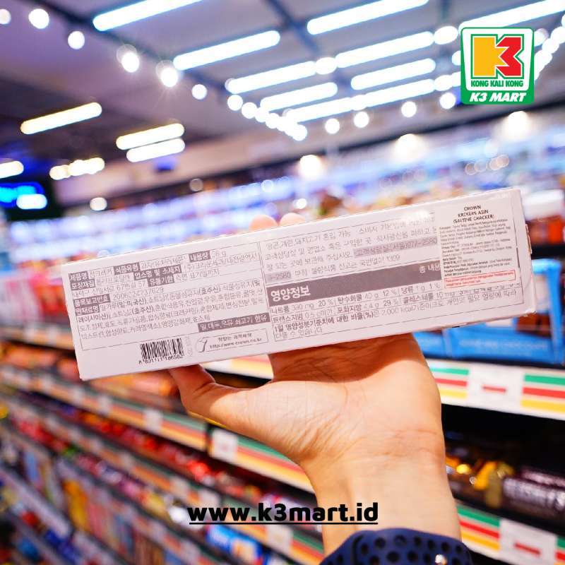 Jual Crown Saltine Crackers Krekers Asin Korea [56gr] Di Seller