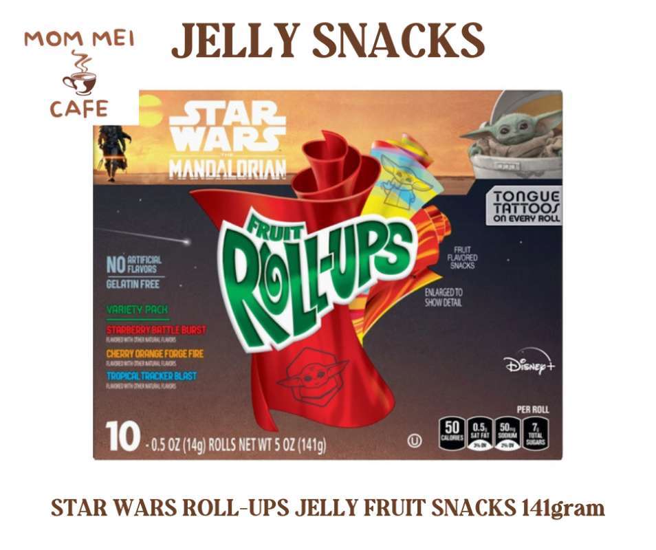 Jual Permen STAR WARS ROLL UPS JELLY FRUIT SNACKS di Seller Mom Mei