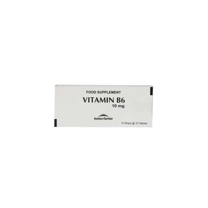 Jual Vitamin B6 10 Mg [10 Tab /strip],generic Branded Sesuai Dengan