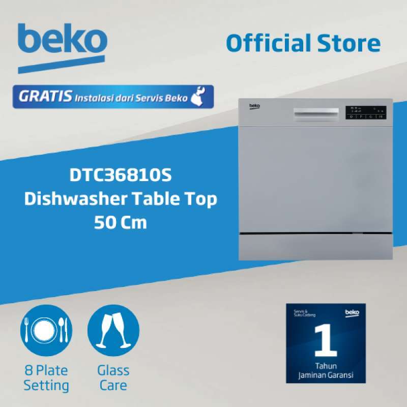 Jual Beko Dishwasher Table Top 8place Sil DTC36810S di Seller BEKO