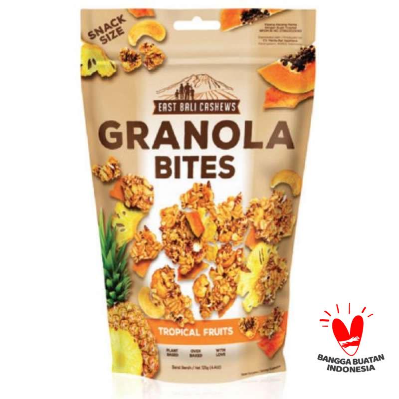 Jual 125G Granola Bites Tropical Fruits EAST BALI CASHEWS di Seller