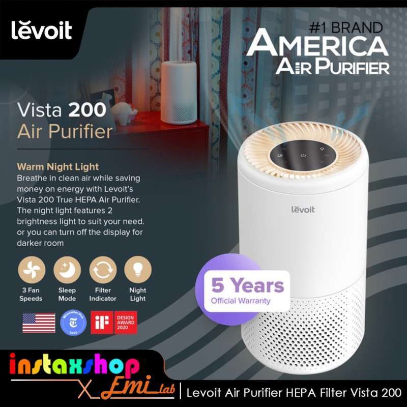 Jual Levoit Air Purifier HEPA Filter Vista 200 Pembersih Udara Mirip