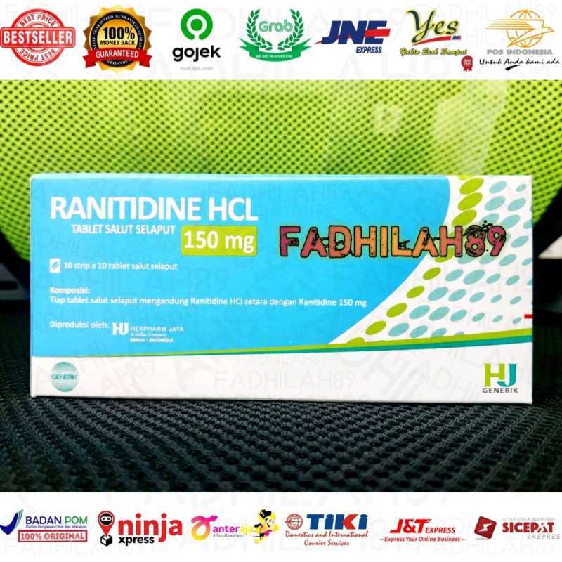 Ubat Ranitidine Promo Ranitidine 150 Mg Ranitidin 150 Mg Box ORIGINAL isi 100 Tablet ...