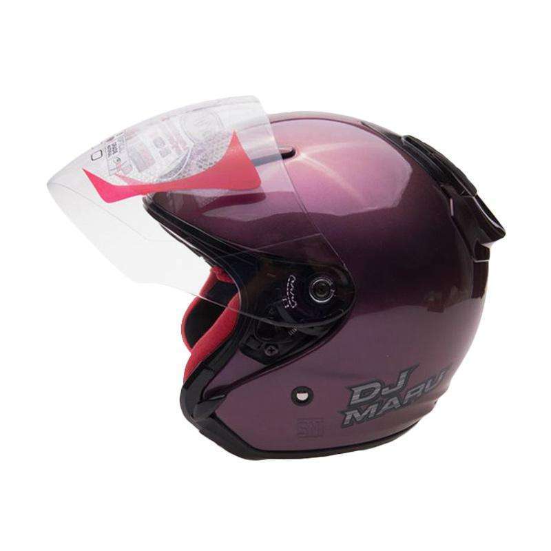 Jual HELM KYT DJ MARU UNGU PURPLE KYT HALF FACE DJMARU di Seller PAKE