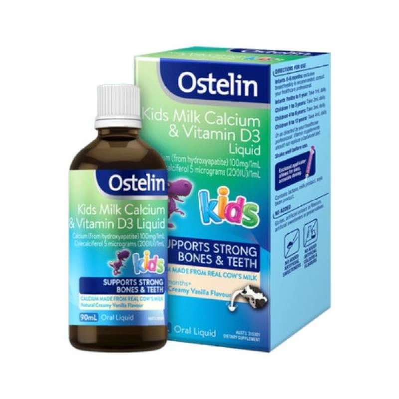 Jual Ostelin Kids Milk Calcium & Vitamin D3 Liquid 90ml Di Seller