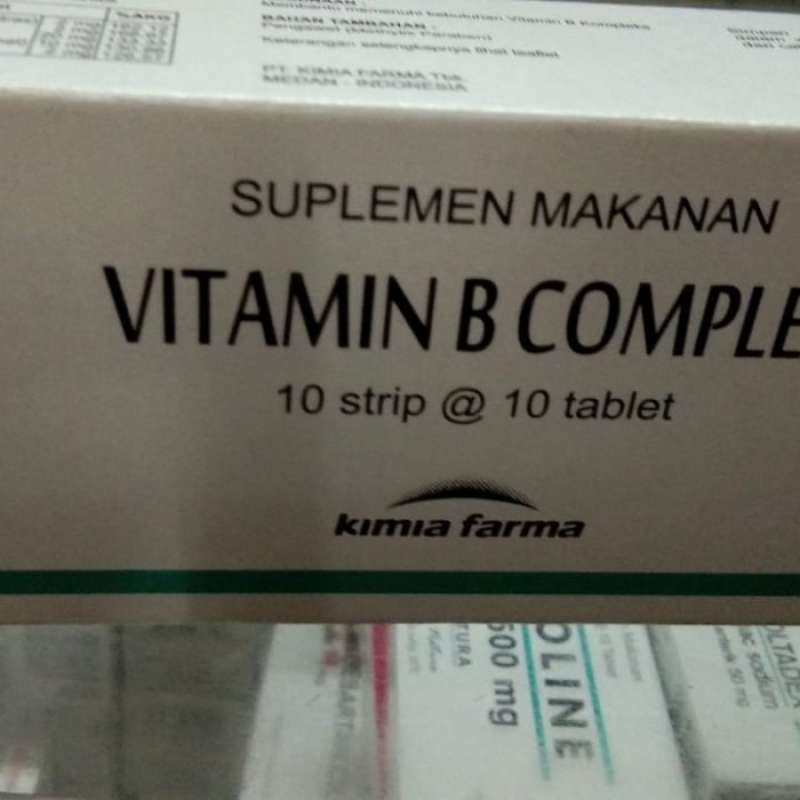 Jual vitamin b complex kimia farma 100 tablet di Seller