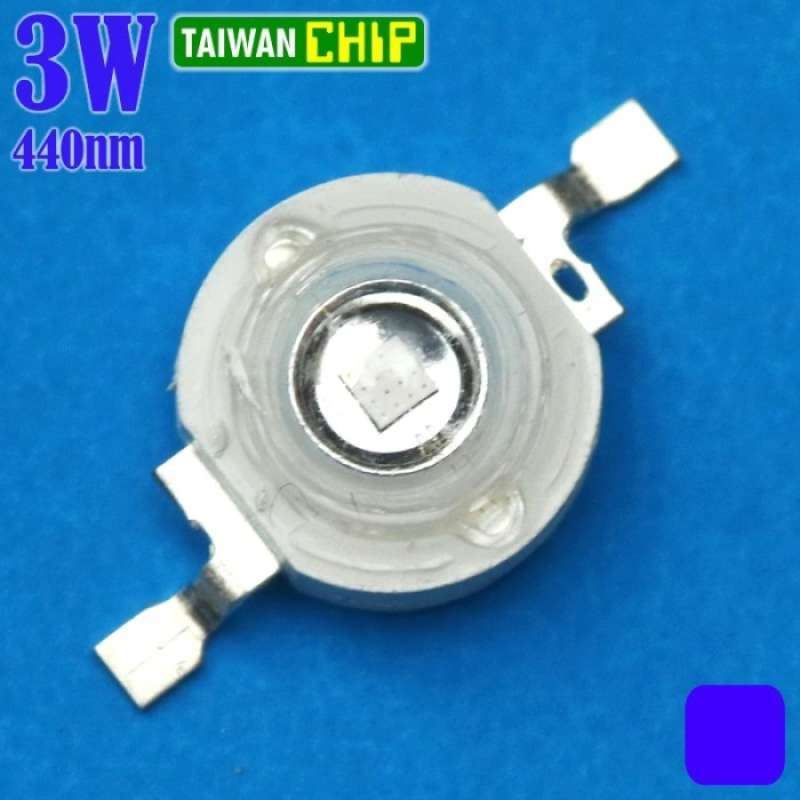 Jual HPL 3W 435nm 440nm ROYAL BLUE LED Tanaman 40-50lm Taiwan Chip 45 ...