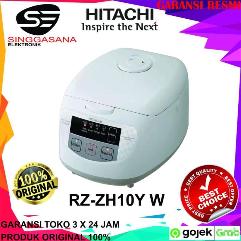 Jual Rice Cooker HITACHI RZZH10Y W / RZZH10YW / RZZH10Y , 1.0 L WHITE