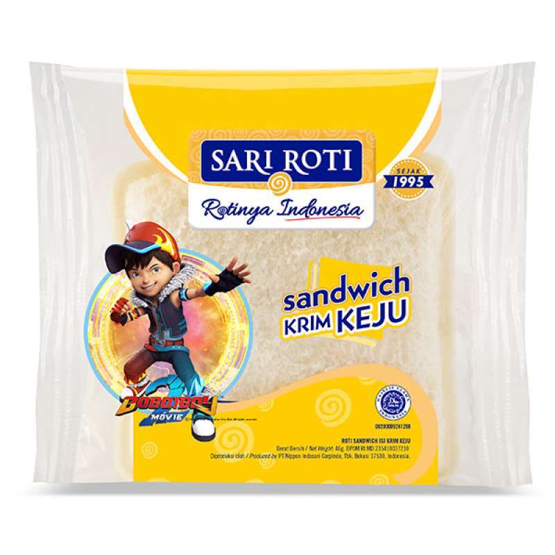 Promo SARI ROTI SANDWICH KRIM KEJU Diskon 5% di Seller Hypermart Citra
