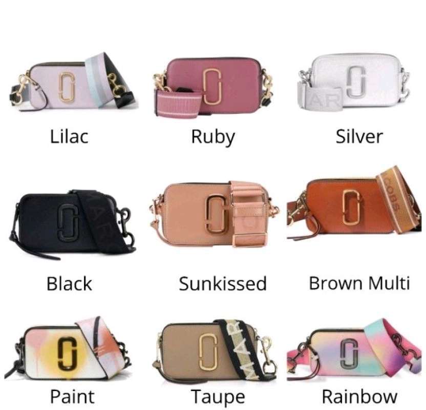 Promo MARC JACOBS Snapshot Airbrush Rainbow Crossbody Bag 100