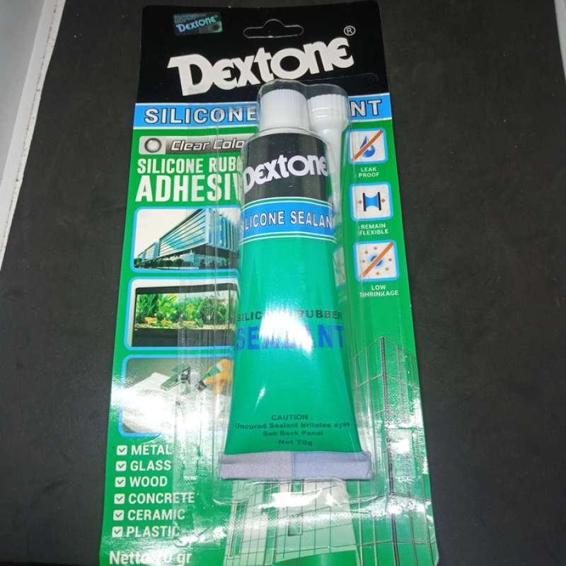 Promo Lem Dextone Silicone Sealant Besar 70g Lem Kaca Rubber Sealant ...