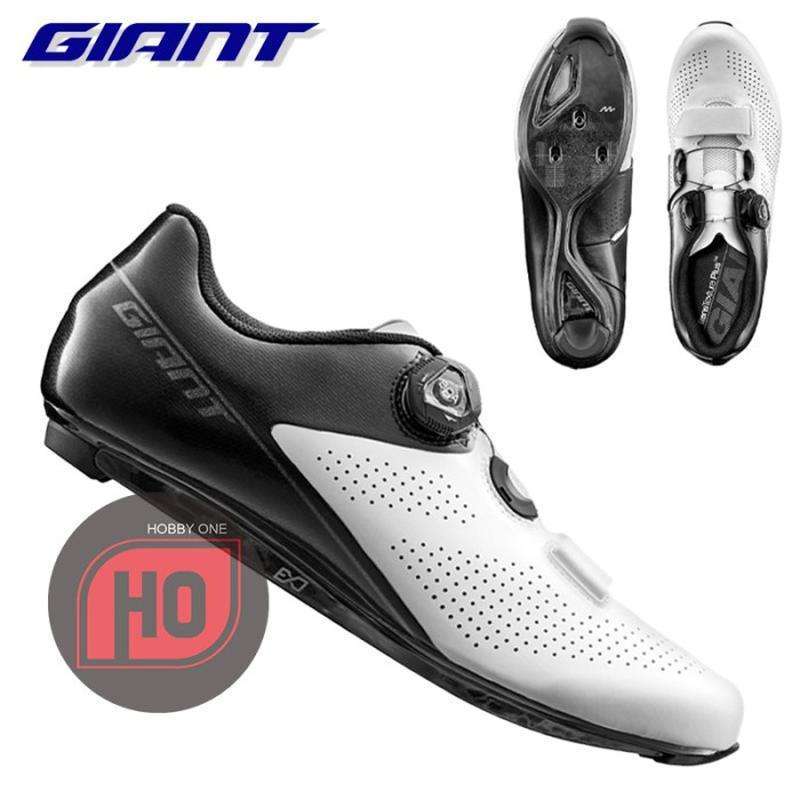 Jual GIANT SURGE ELITE SHOES Sepatu Sepeda Cleat Road Bike WHITE BLACK 42 di Seller Hobby