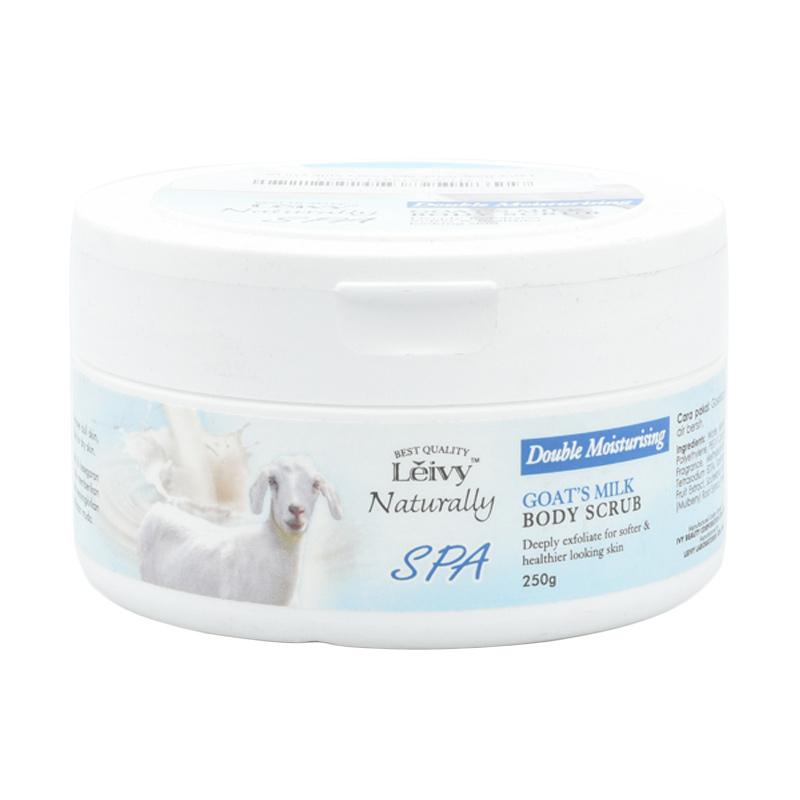 Jual    Leivy Goat's Milk Body Scrub Spa [250 g] Online April