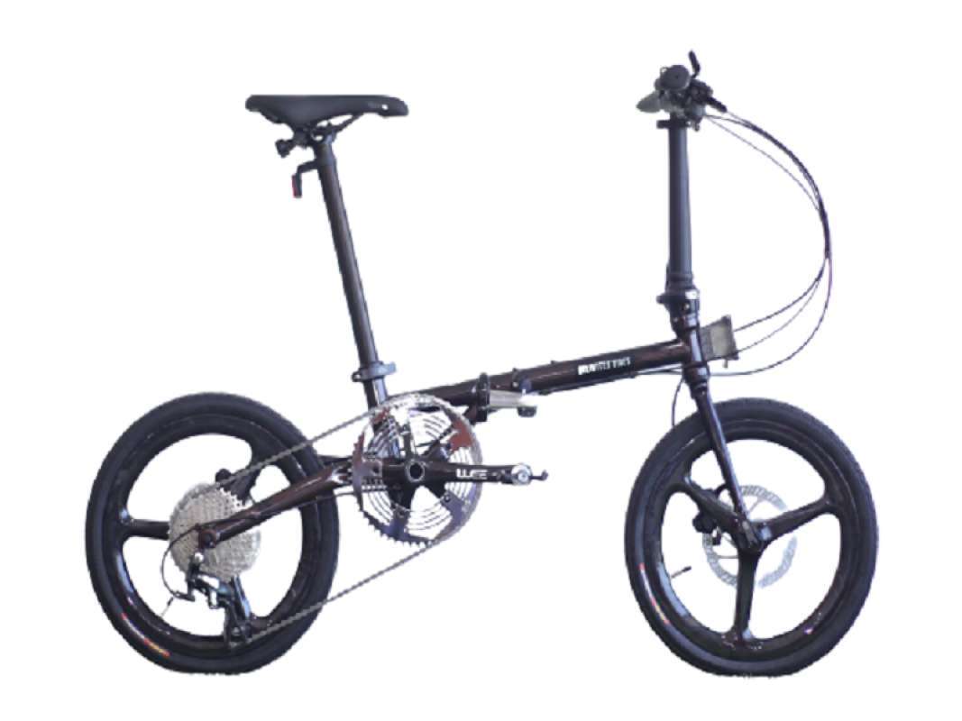 Promo Element Folding Bike New Troy x 10 Speed Velg Carbon + Koper