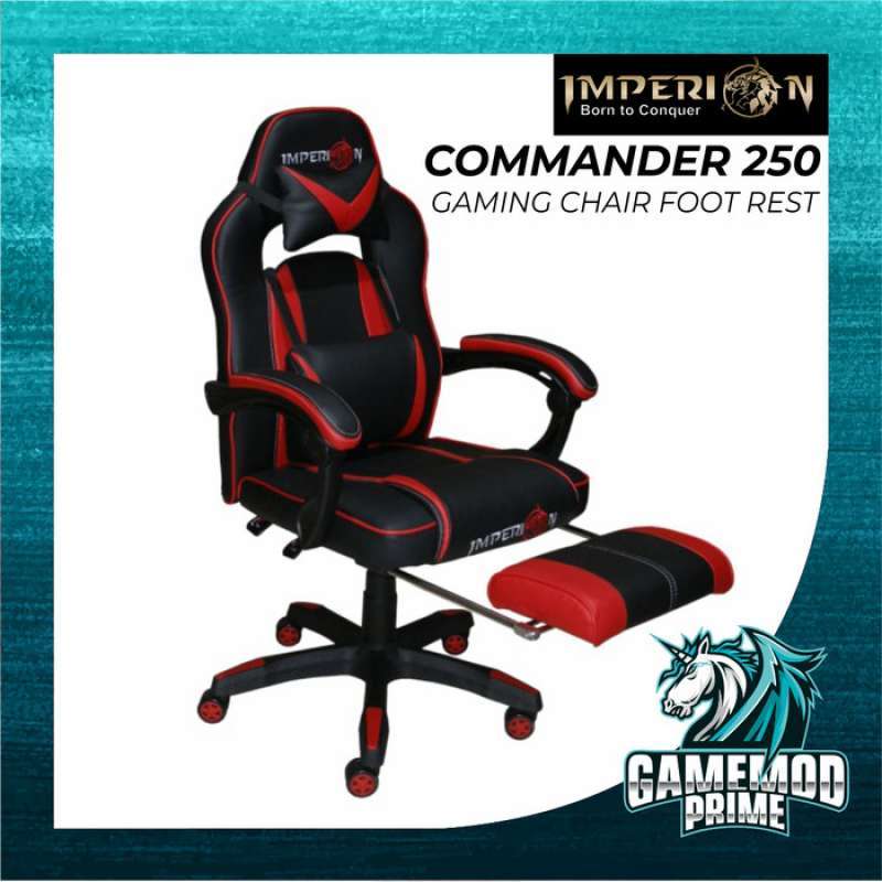 Jual IMPERION GAMING CHAIR COMMANDER 250 / Kursi Gaming Imperion Foot